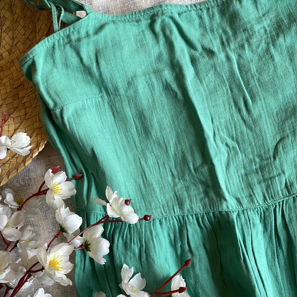 Cotton long dress from GAP with tie knots - Picture 4 of 7